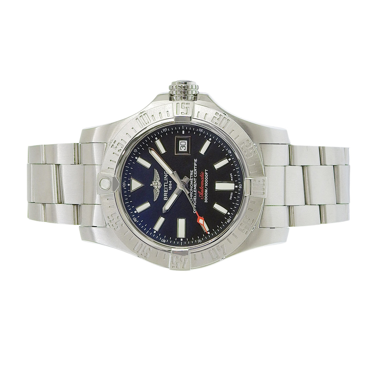 アヴェンジャー2 シーウルフ A1733110/BC30 SS ブラック 自動巻き メンズ