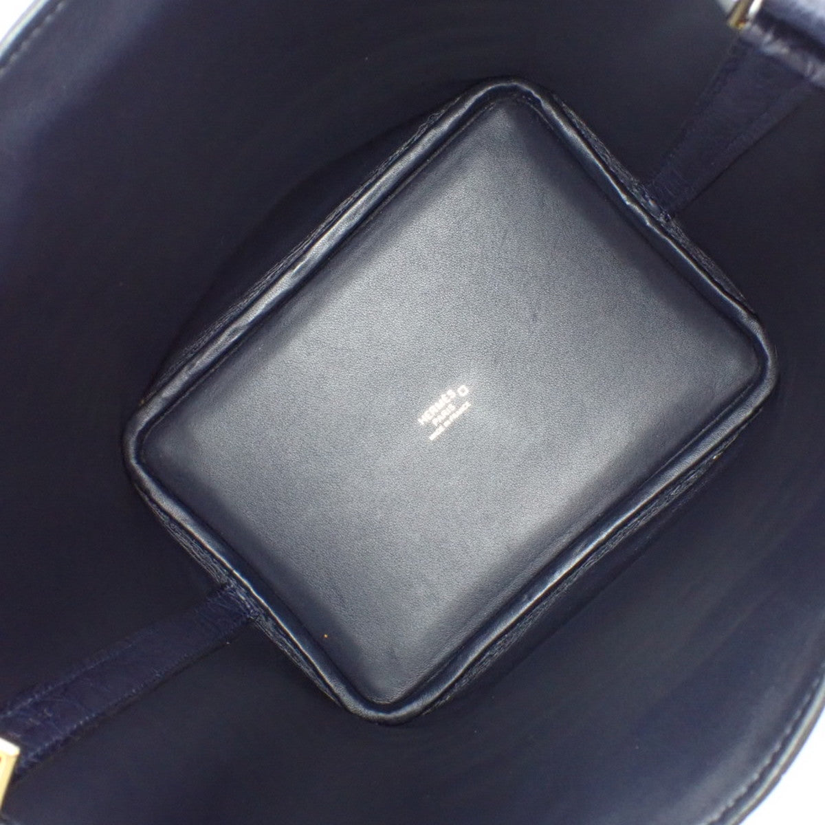 ピコタンロックPM アリゲーターマット クロコダイル ブルーマリン ゴールド金具 U刻印