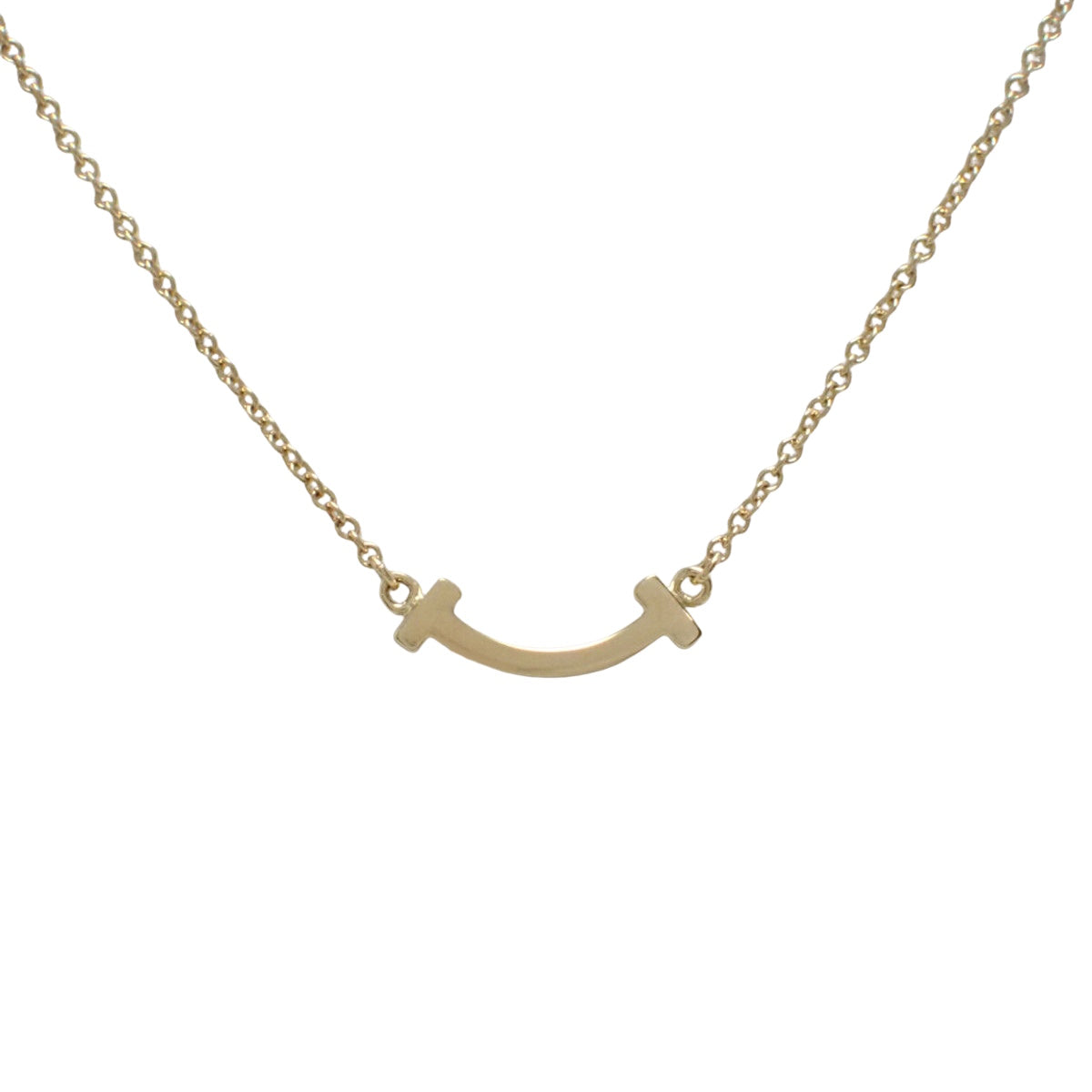 スマイル ペンダント イエローゴールド K18YG