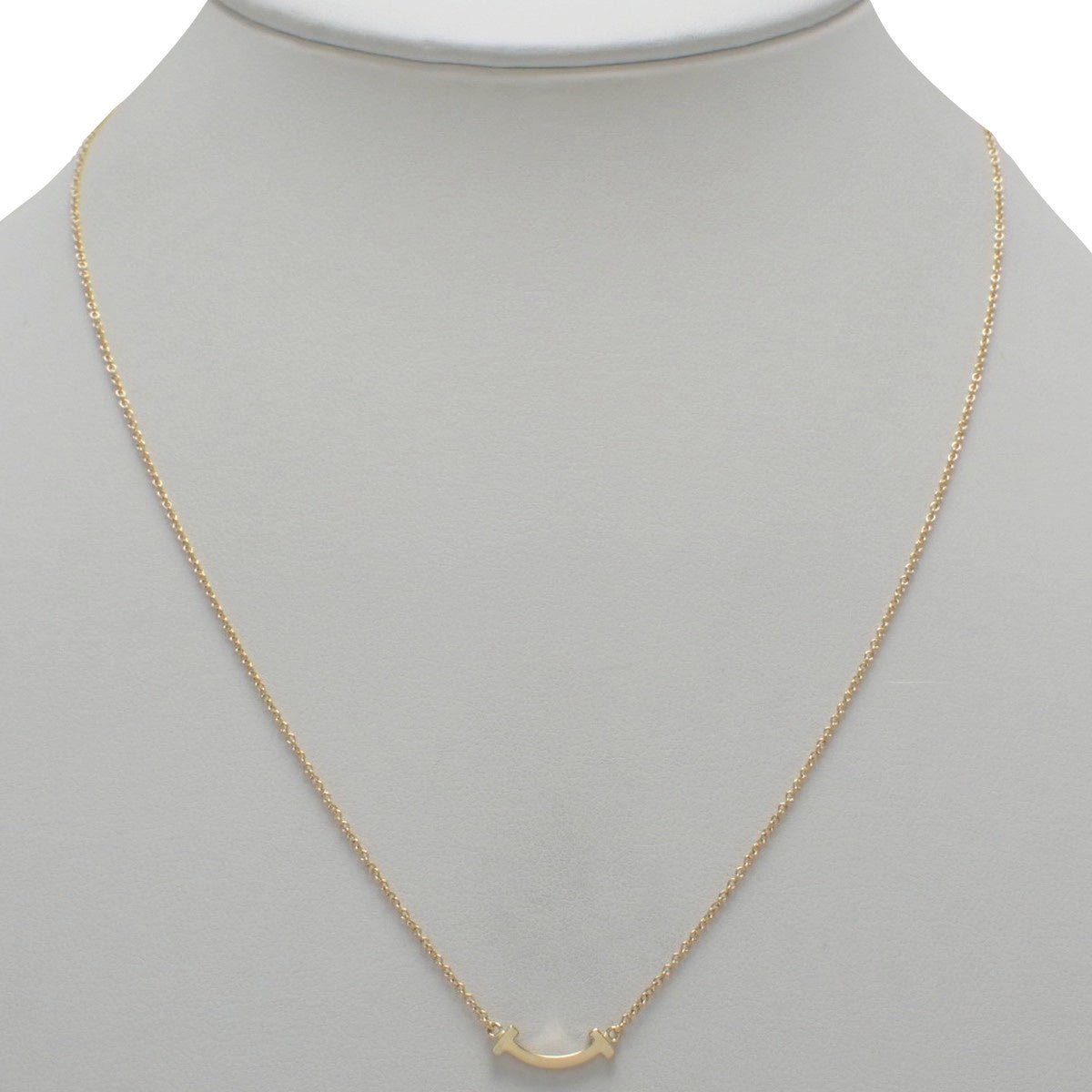 スマイル ペンダント イエローゴールド K18YG