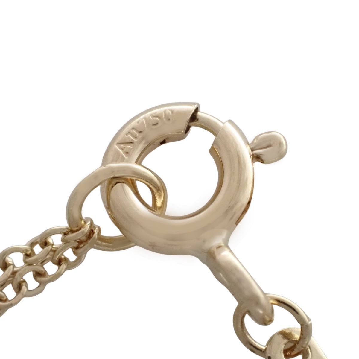 スマイル ペンダント イエローゴールド K18YG