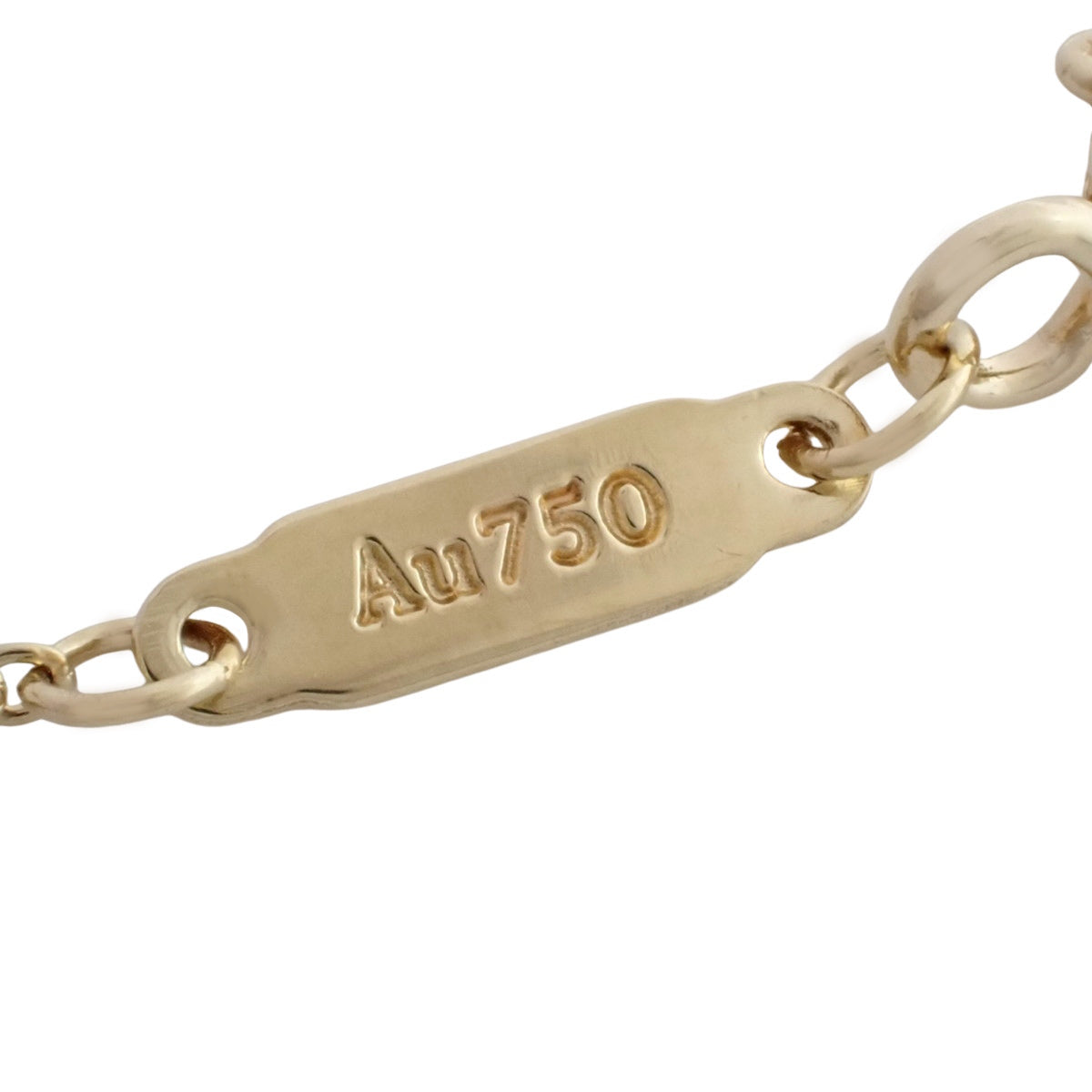 スマイル ペンダント イエローゴールド K18YG