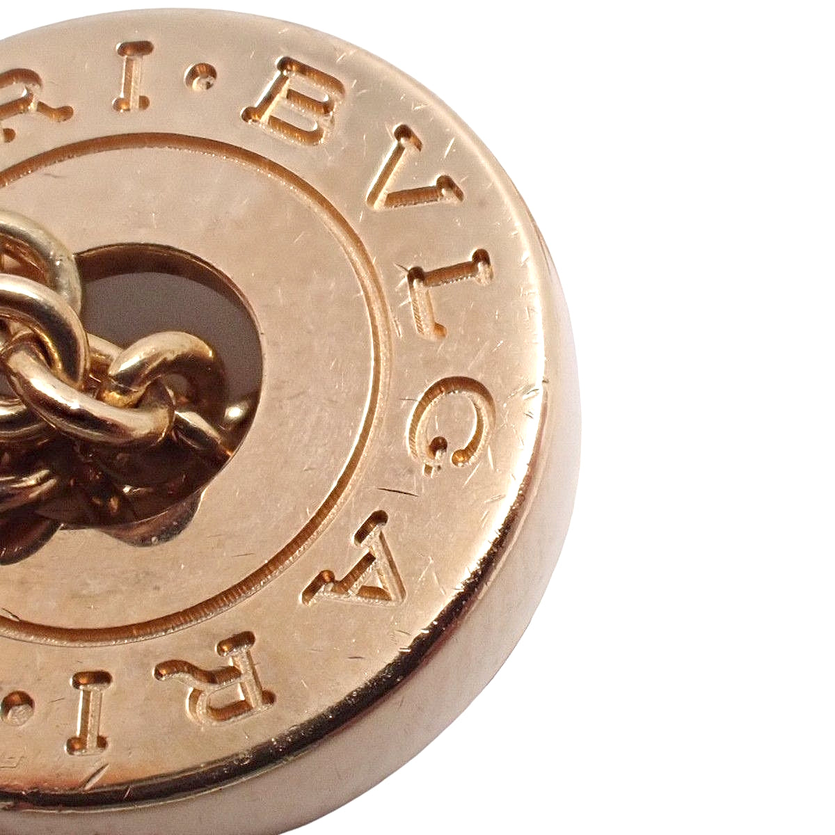 ビー・ゼロワン エレメント ネックレス ダイヤモンド ピンクゴールド K18PG ホワイトセラミック 17.4g