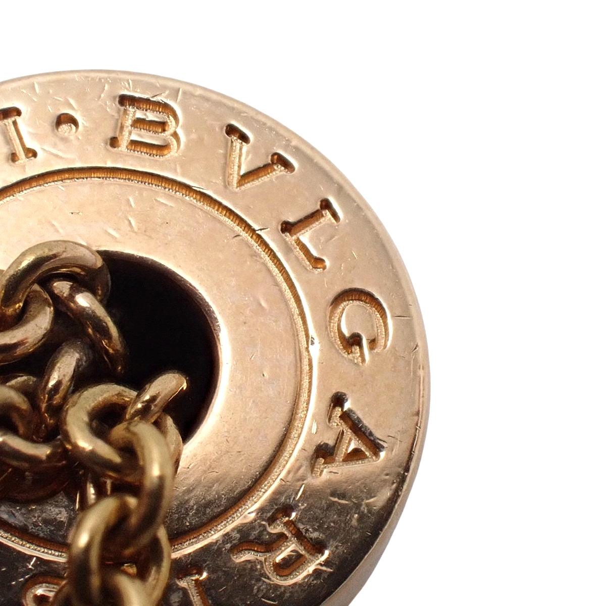 ビー・ゼロワン エレメント ネックレス ダイヤモンド K18PG セラミック 17.7g