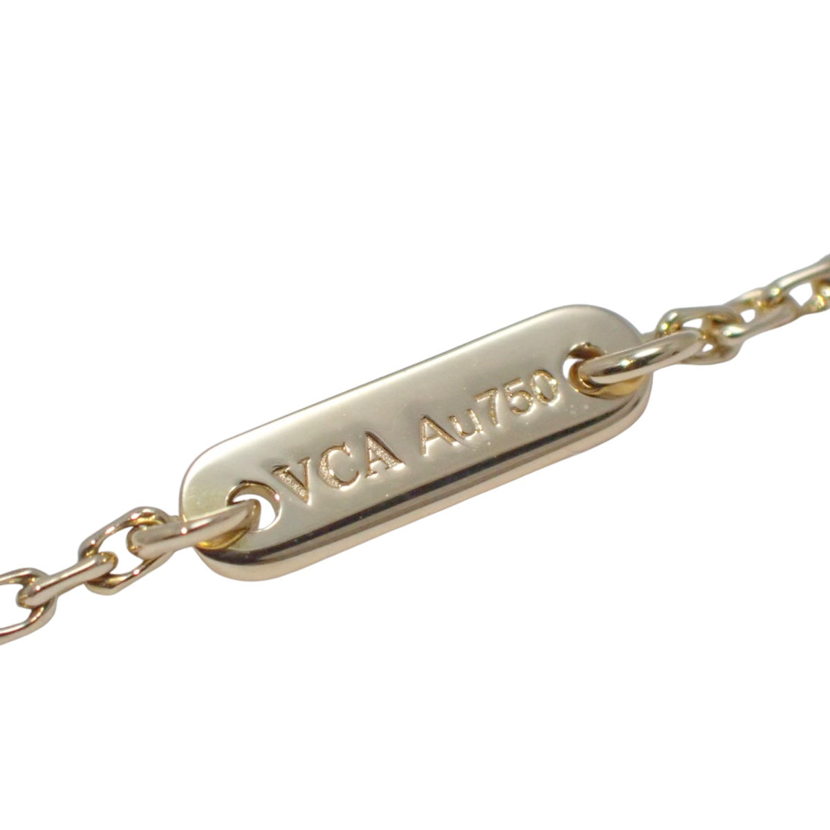 18K黄金镶嵌珍珠母贝的甜美阿尔罕布拉心形项链