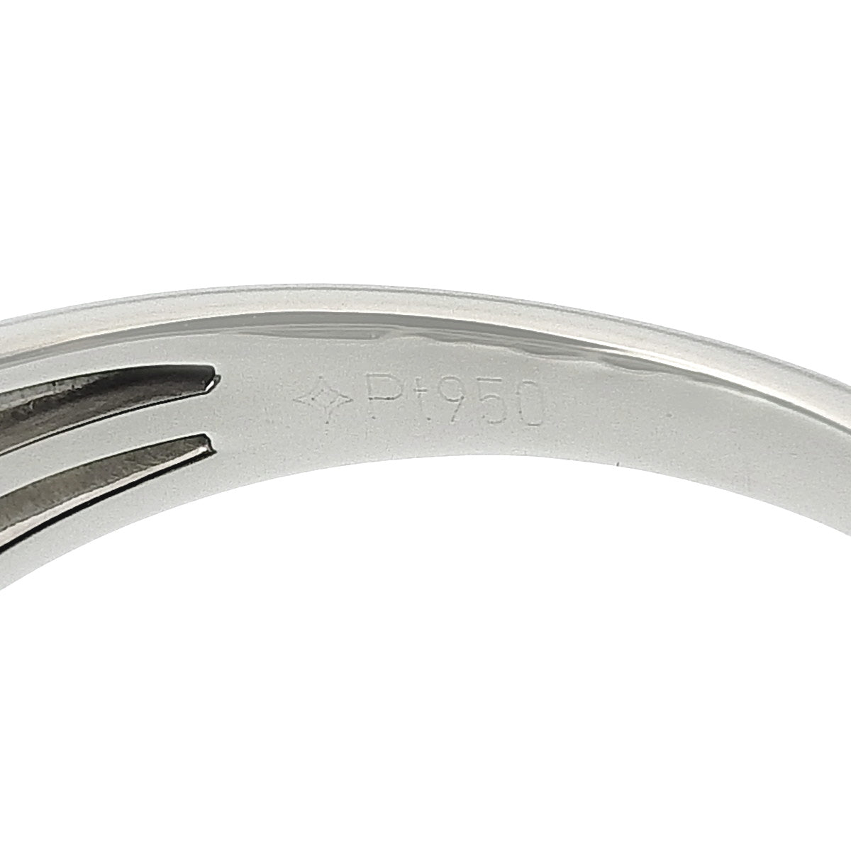Diamond ring D0.35 Platinum Pt950 13.5g