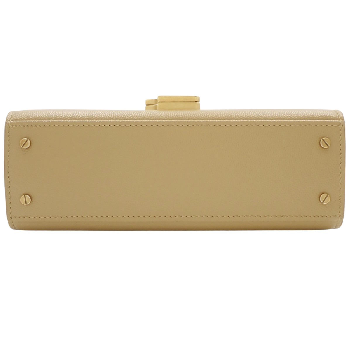 カサンドラ ミニ トップハンドル レザー ベージュ 623931