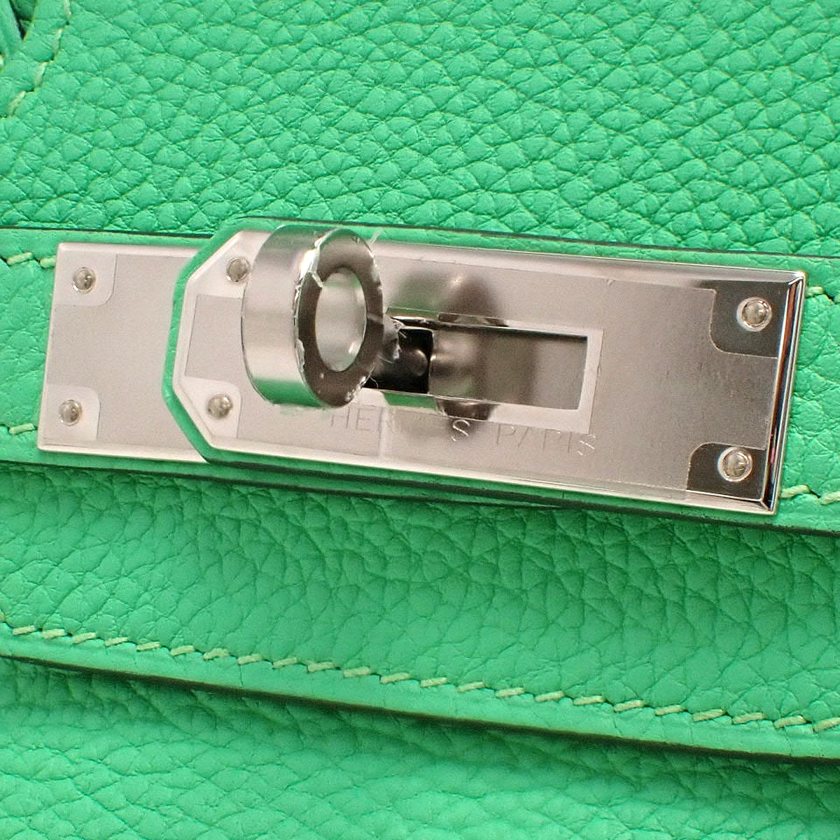 [Unused] Birkin 30 Togo Vert Comic Silver Hardware B Stamp