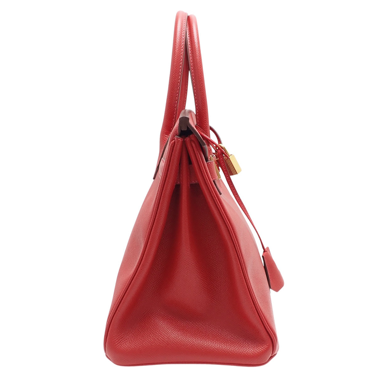 Birkin 30，Epsom皮革，Rouge Casac金色五金配件，X印记