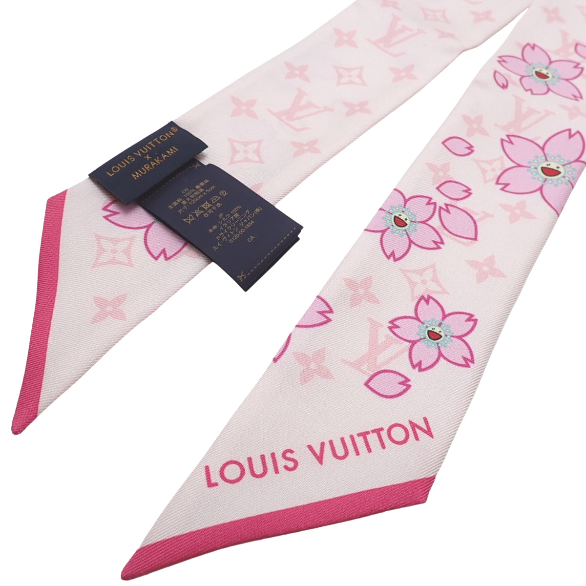 LV × TM バンドーBB チェリーブロッサム 村上隆 コラボ シルク M94969