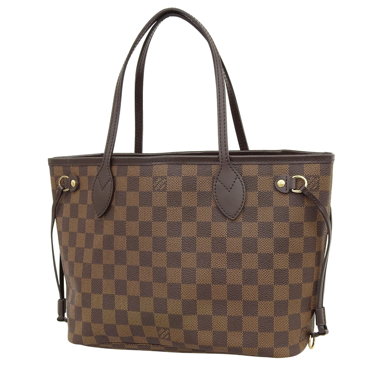Damier Ebene Neverfull PM Damier 帆布棕色 N40600
