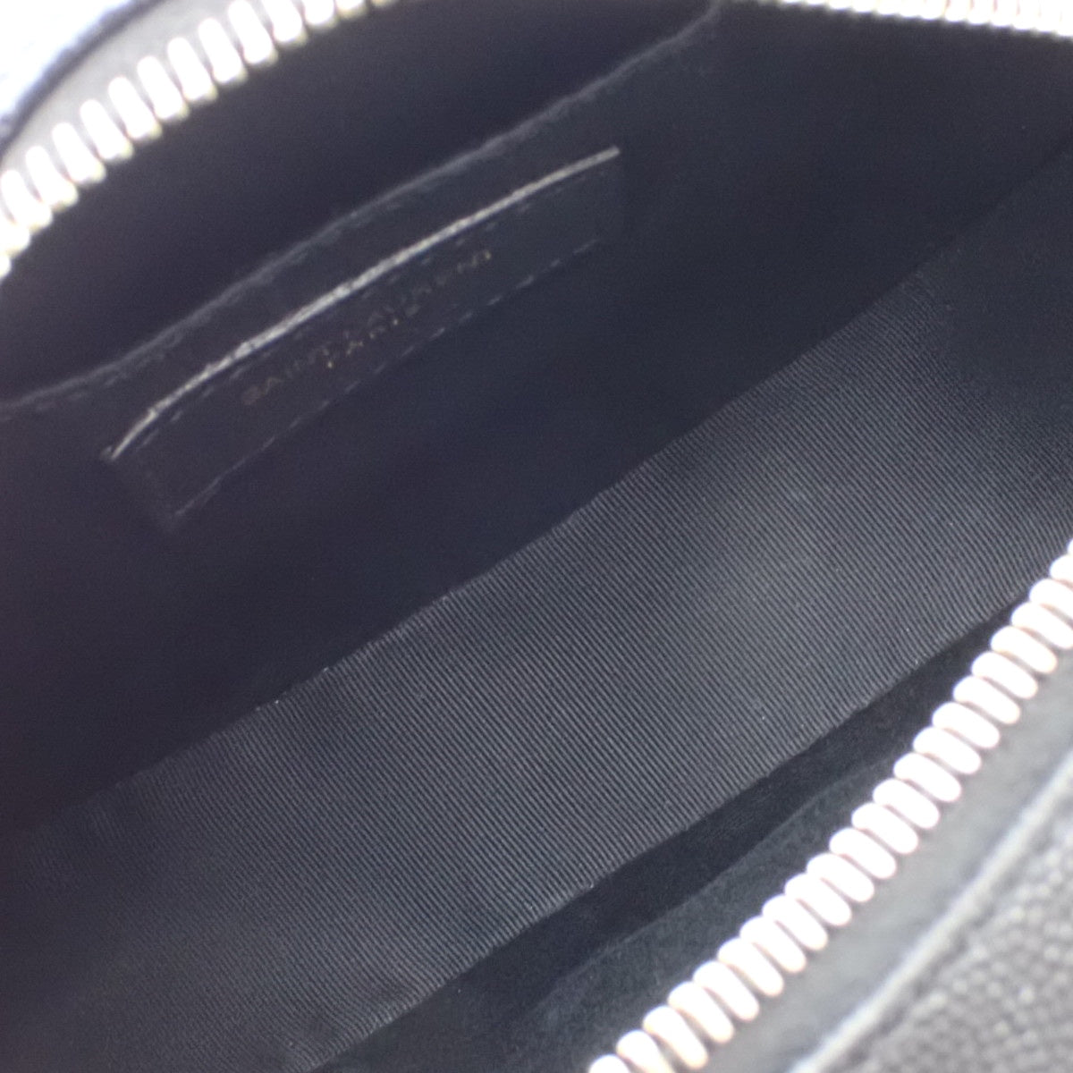 ヴィニル チェーンショルダーバッグ レザー ブラック 610436