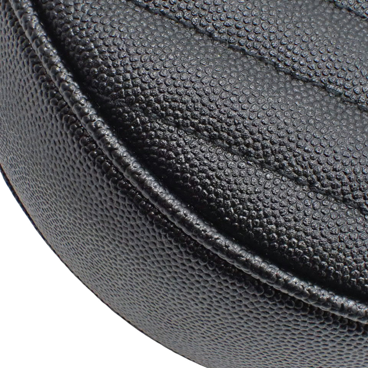 ヴィニル チェーンショルダーバッグ レザー ブラック 610436