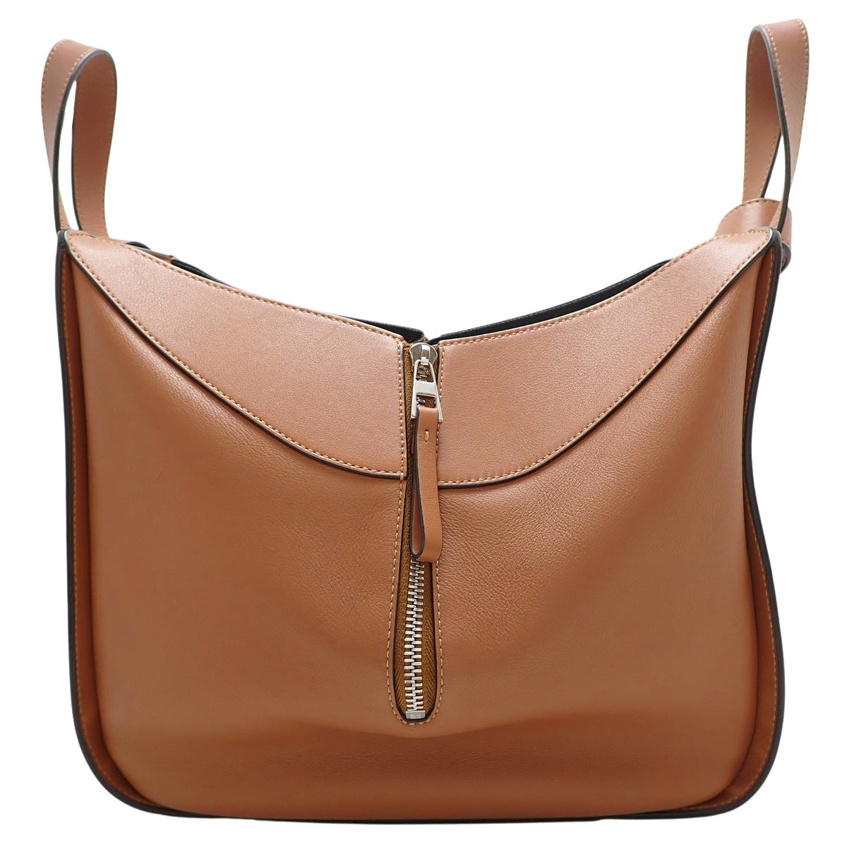 经典小牛皮小吊床包，棕褐色，387.30.S35