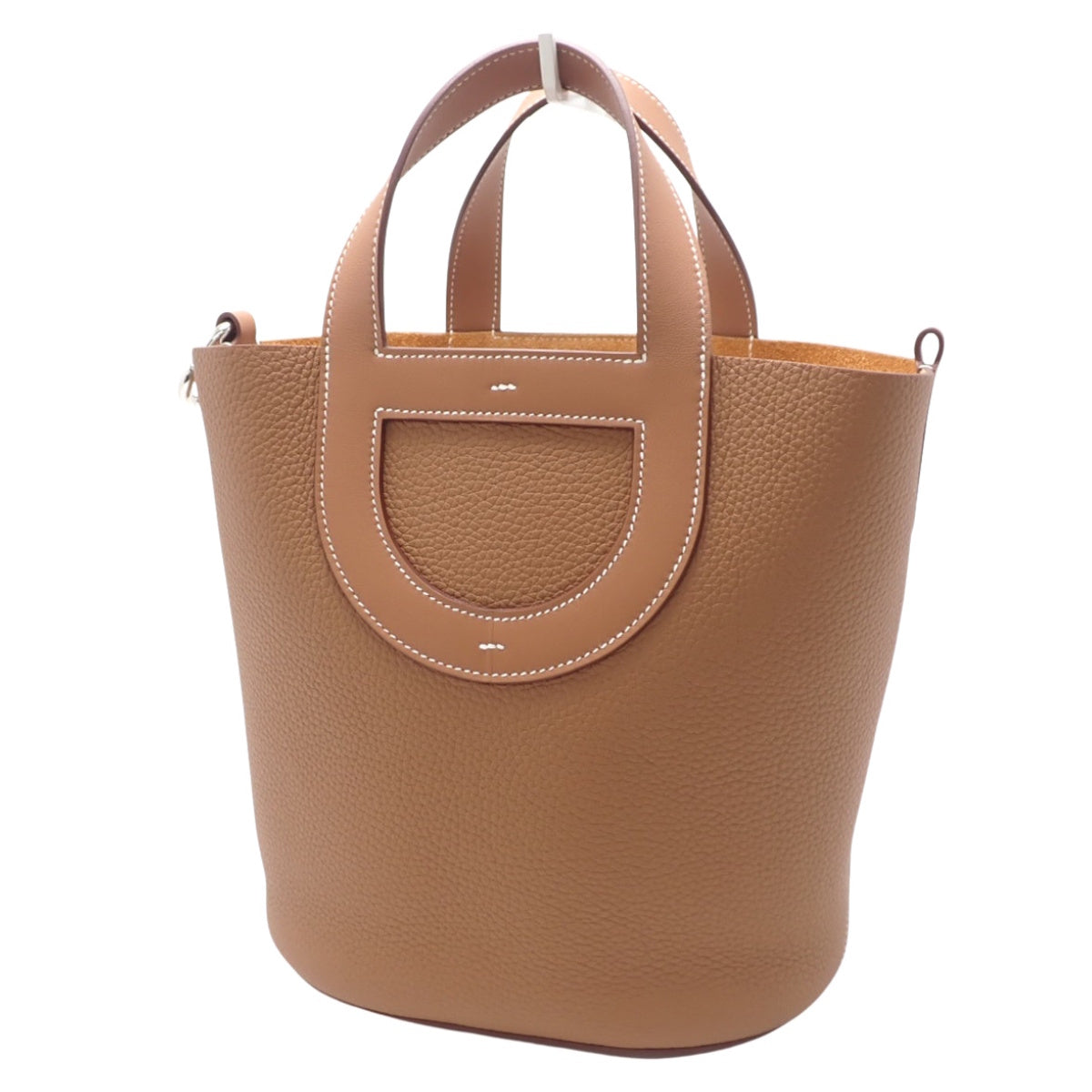 [Unused] In the Loop 23 Bag in Taurillon Clemence Leather, Swift Leather, Gold, Silver Hardware, W Stamp