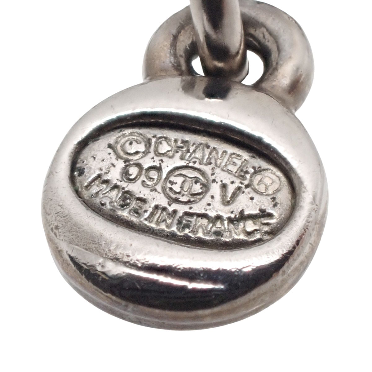 ココマーク ラインストーン ネックレス メタル