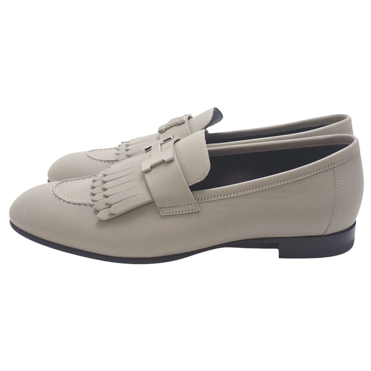 Moccasin Royale Loafers, Size 38, Gray