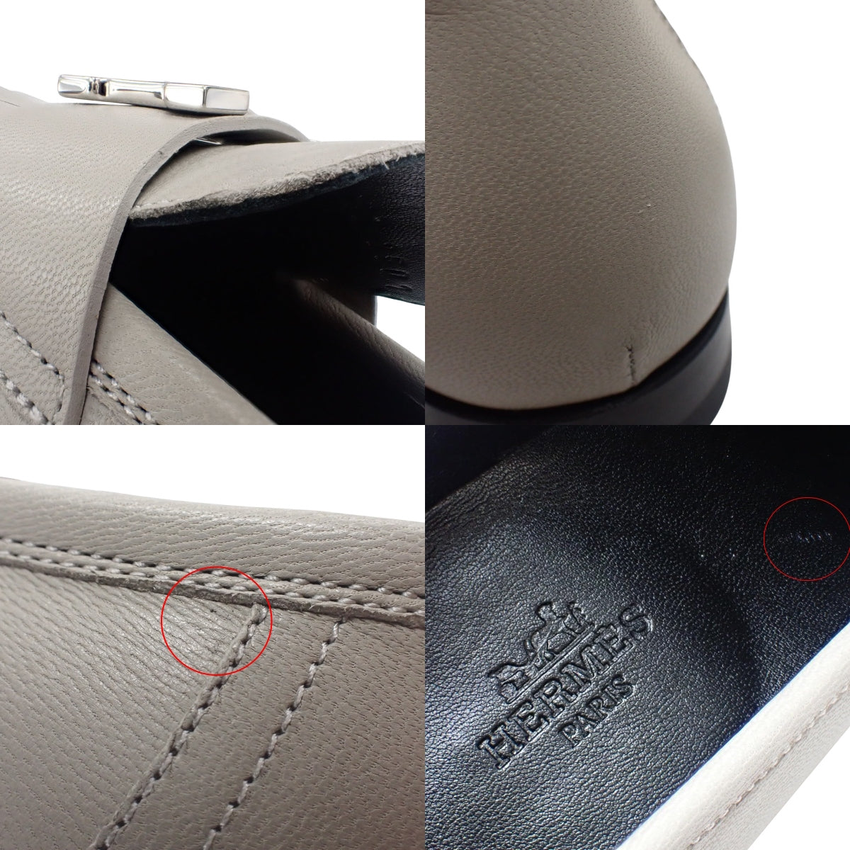 Moccasin Royale Loafers, Size 38, Gray