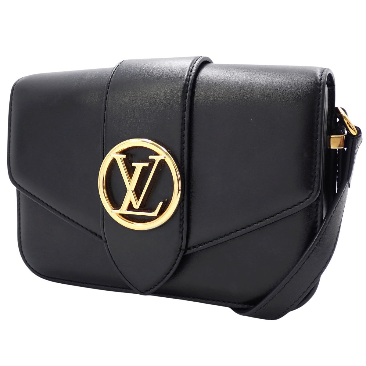 LV ポンヌフ レザー ブラック M55948