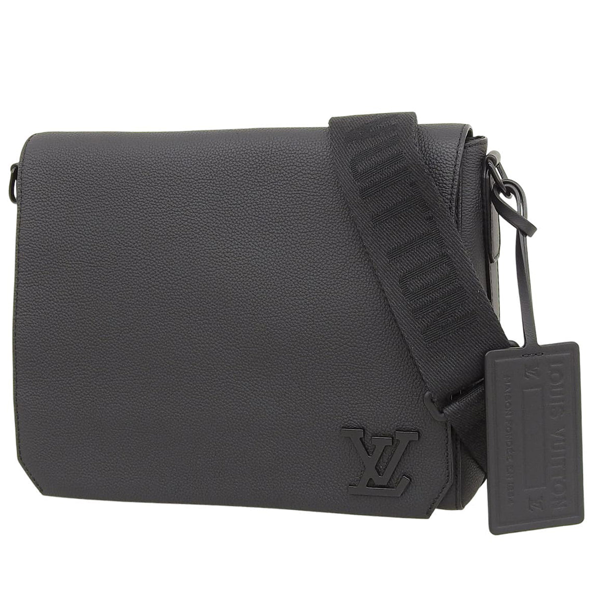 アエログラム テイクオフ・メッセンジャー グレインレザー ノワール M57080