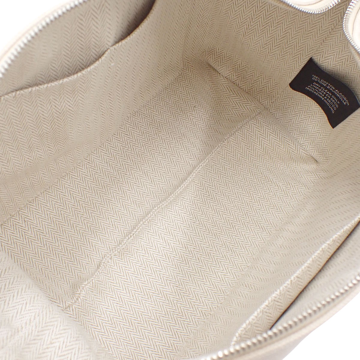 ブリッド・ア・ブラックPM キャンバス パラジウム金具 オフホワイト グレー