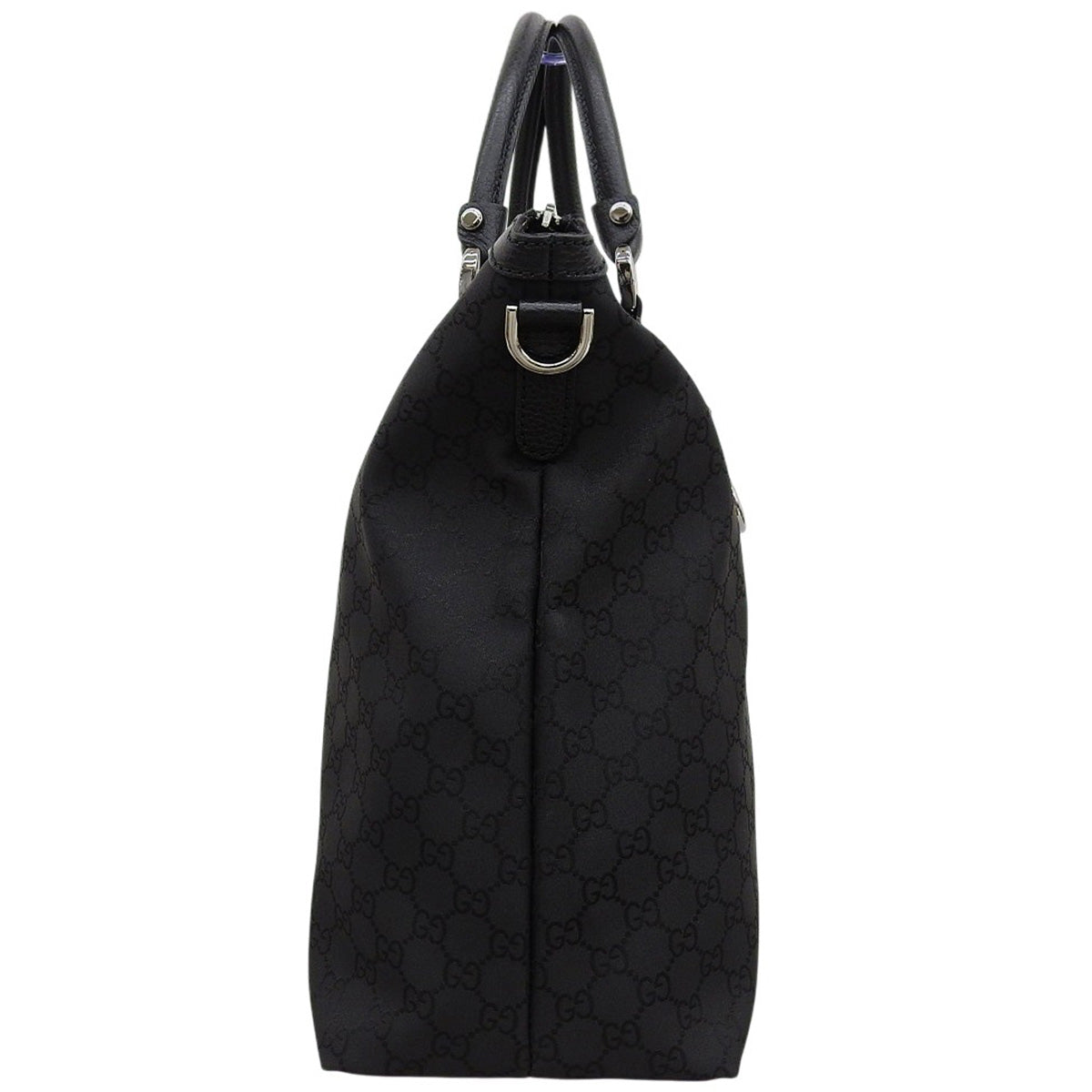 GG Canvas 2-Way Bag Black 339550