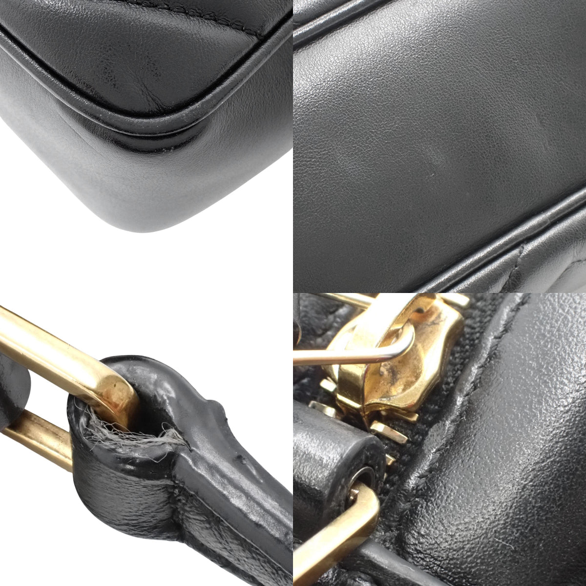 ルーカメラバッグ カーフ ブラック 574494