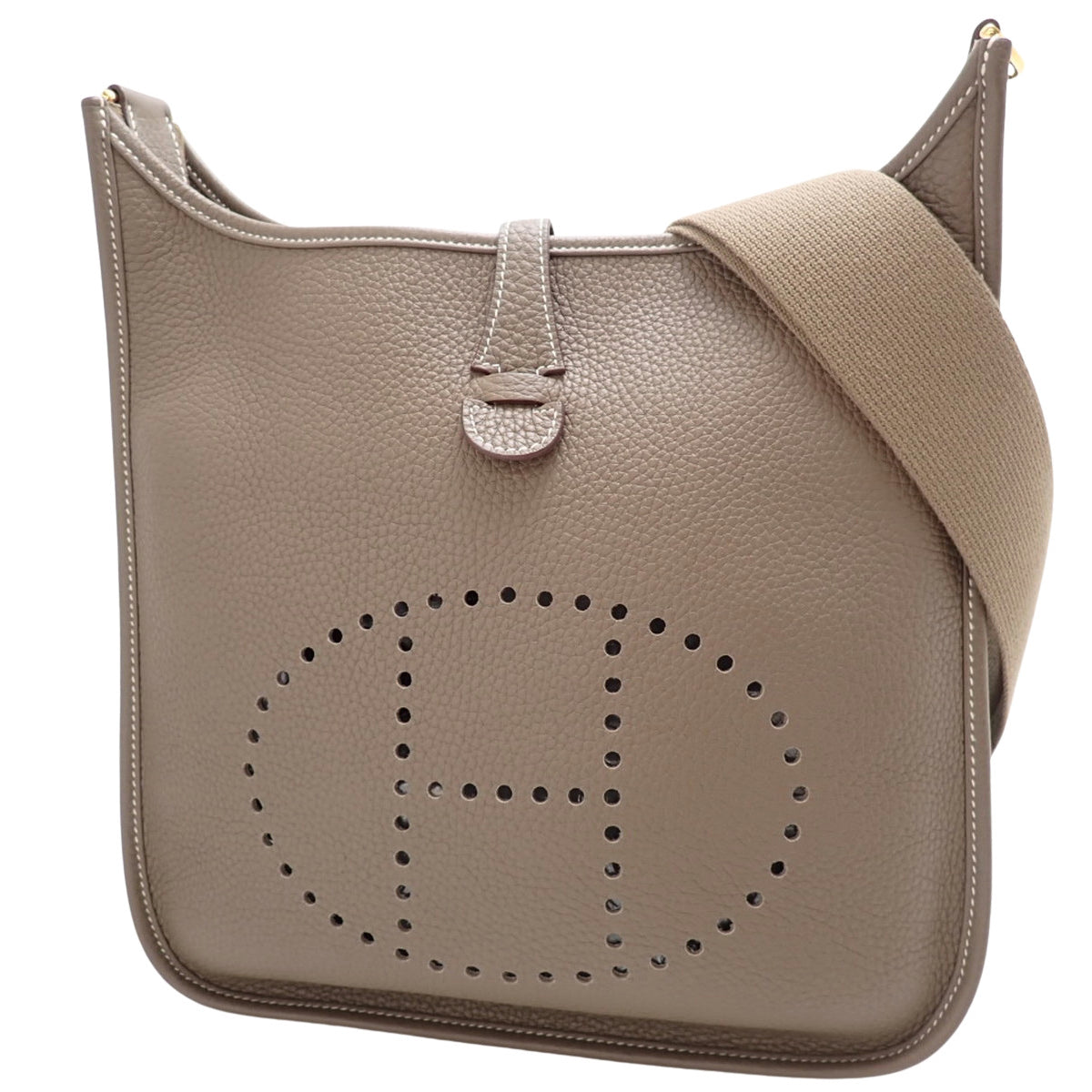 エブリン3PM トリヨンクレマンス エトープ/エトゥープ ゴールド金具 B刻印