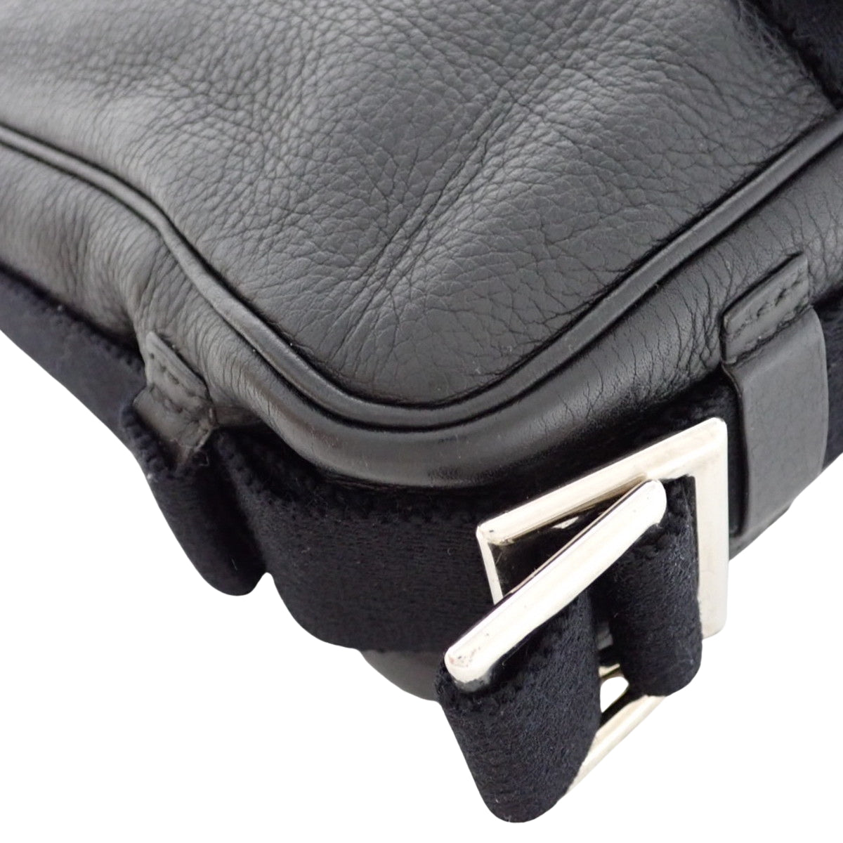 Tibet PM Tiryon Clemence Black Silver Hardware □N Engraved