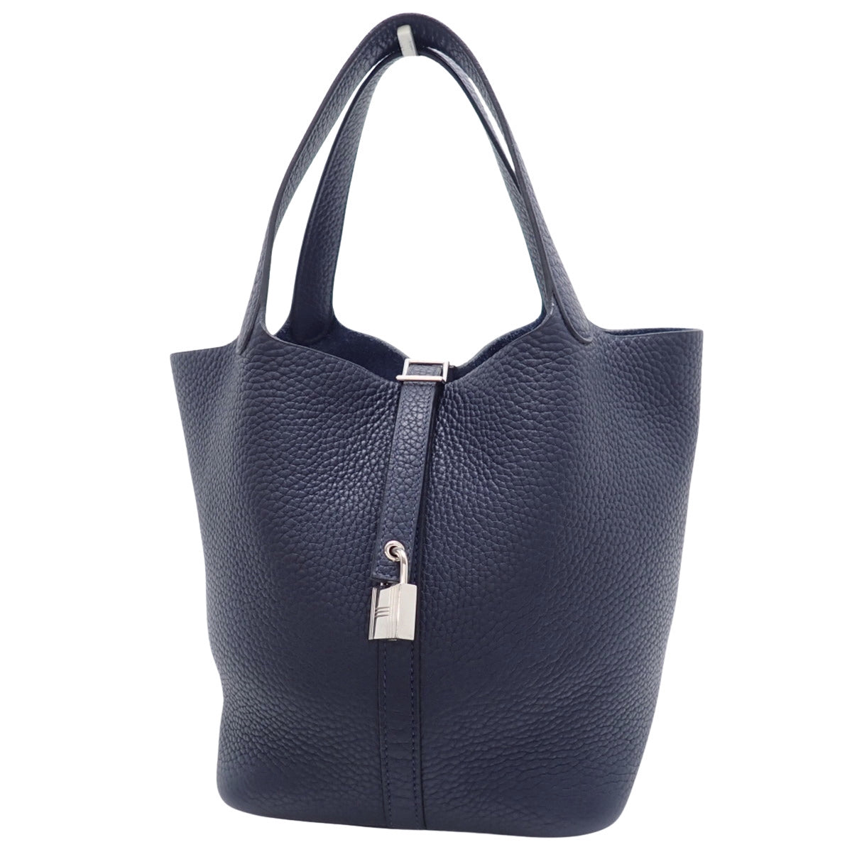 ピコタンロックMM トリヨンクレマンス ブルーインディゴ シルバー金具 D刻印