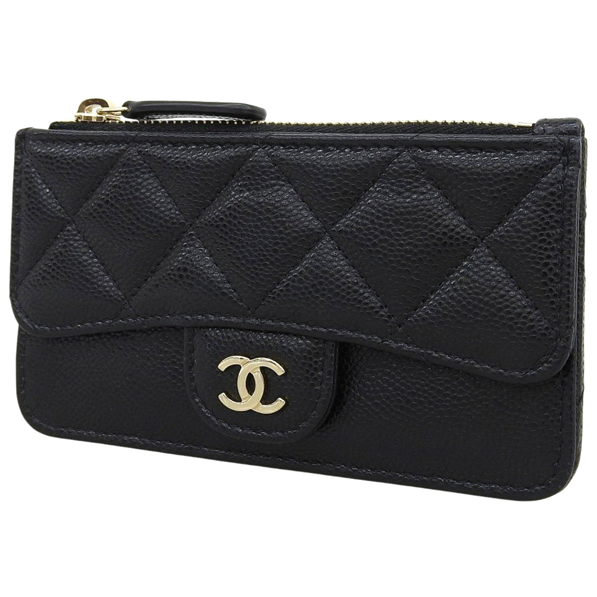 Matelasse Cocomark Fragment Case，鱼子酱纹理，黑色，AP2570