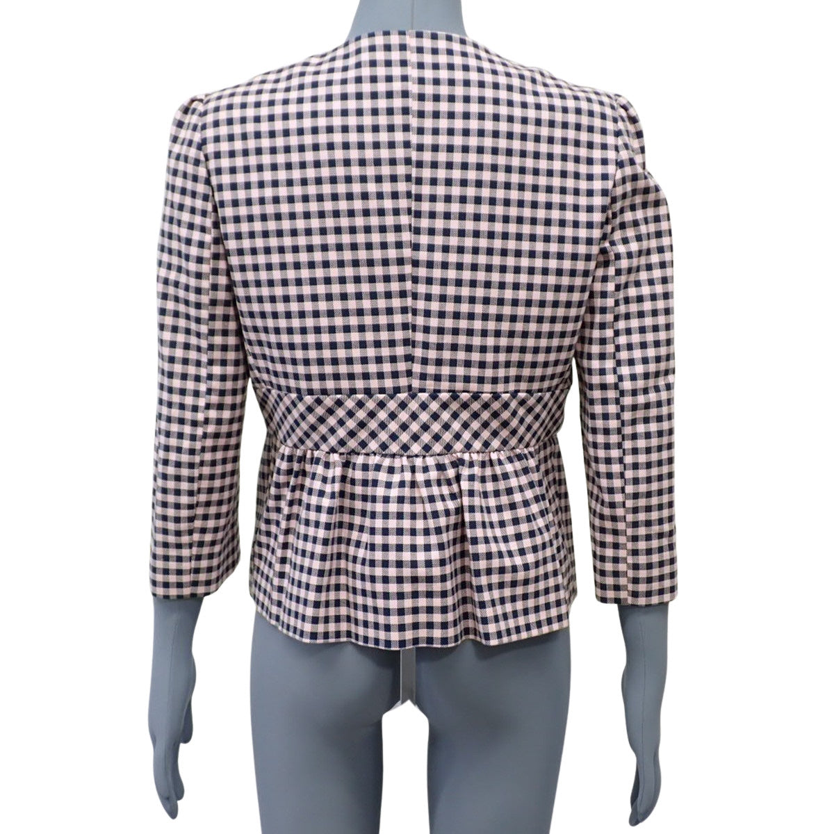 Gingham check jacket size 42