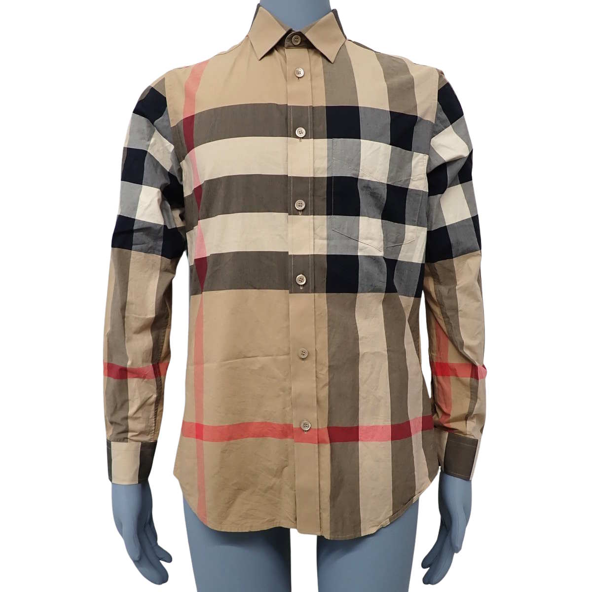 チェックシャツ S