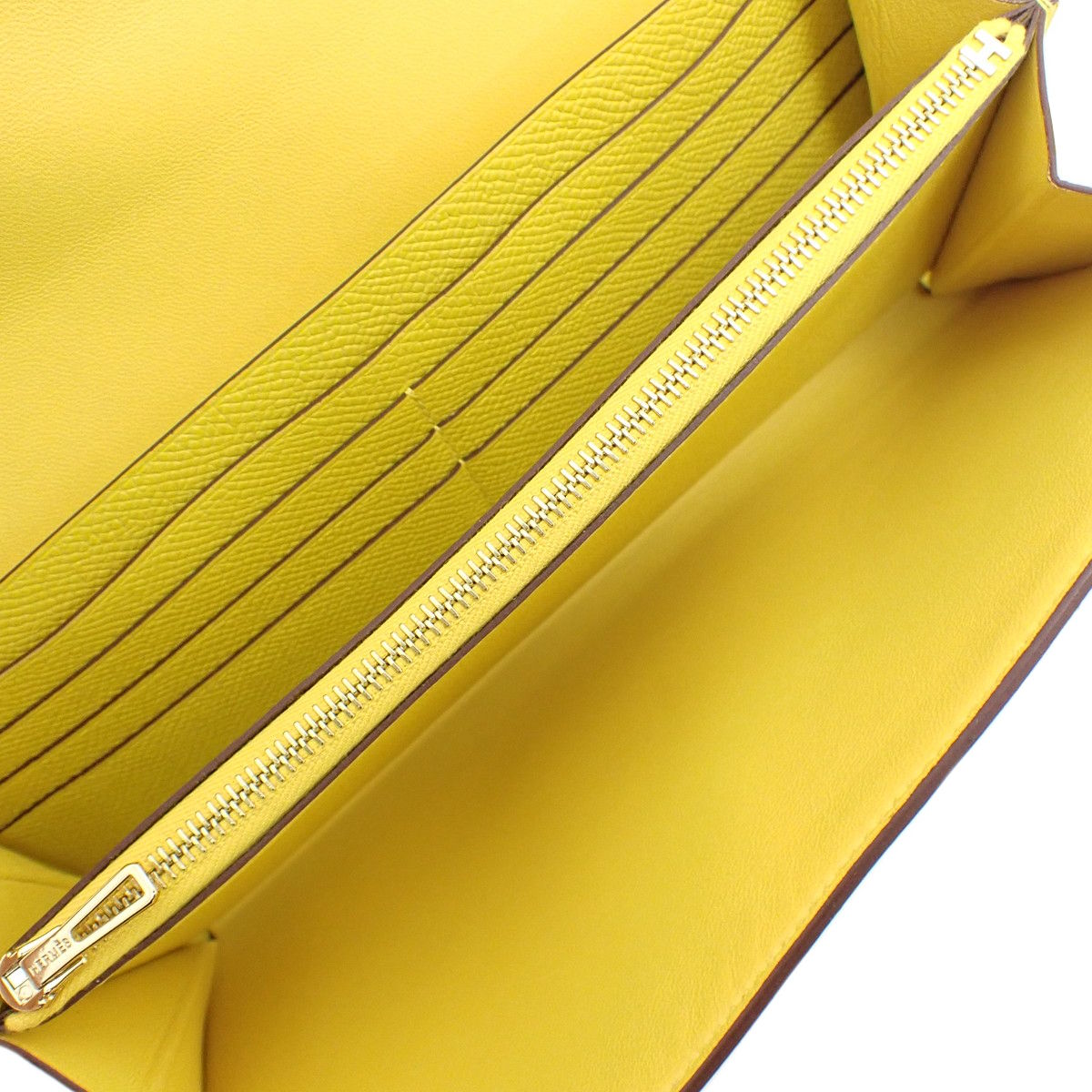 コンスタンスロング トゥーゴー ヴォーエプソン ライム ゴールド金具 W刻印