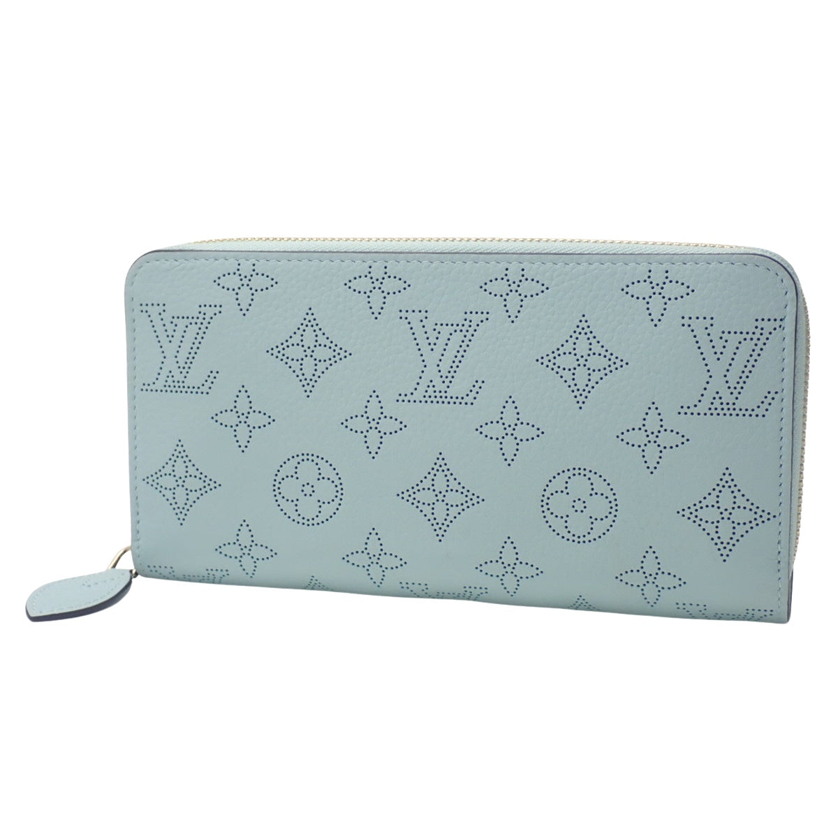 モノグラム・マヒナ ジッピーウォレット ミネラルブルー M83489