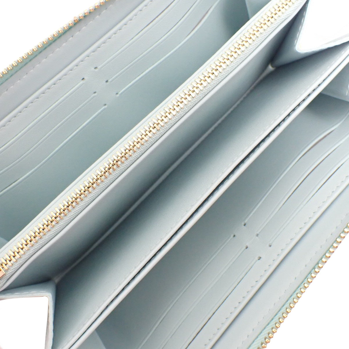 モノグラム・マヒナ ジッピーウォレット ミネラルブルー M83489