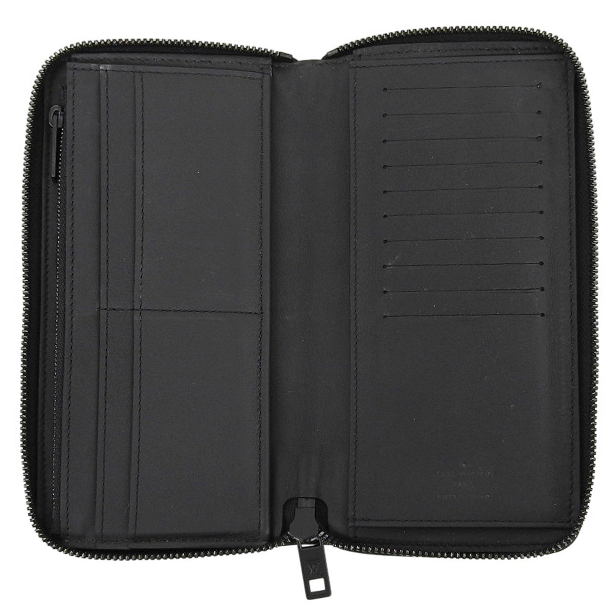 LV アエログラム ジッピーウォレット・ヴェルティカル レザー ノワール M81743