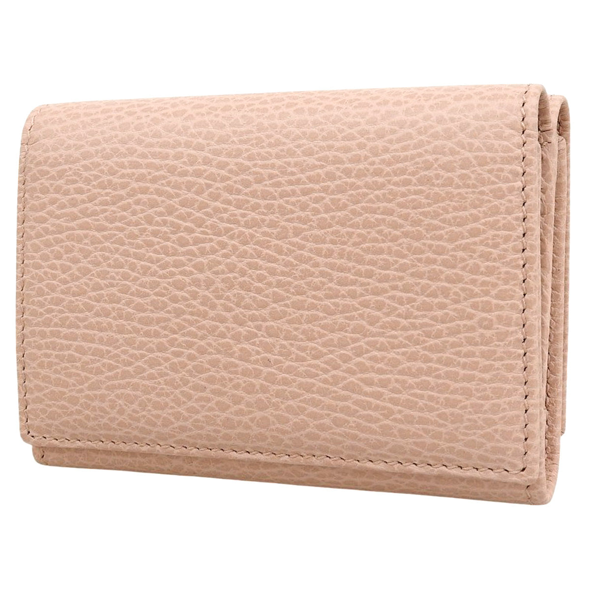 GGマーモント 三つ折り財布 レザー ピンク 474746