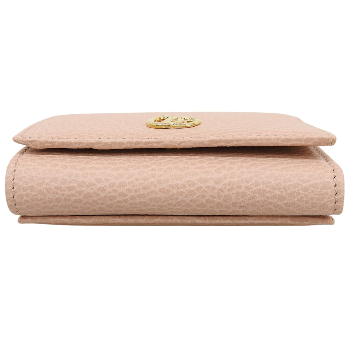 GGマーモント 三つ折り財布 レザー ピンク 474746