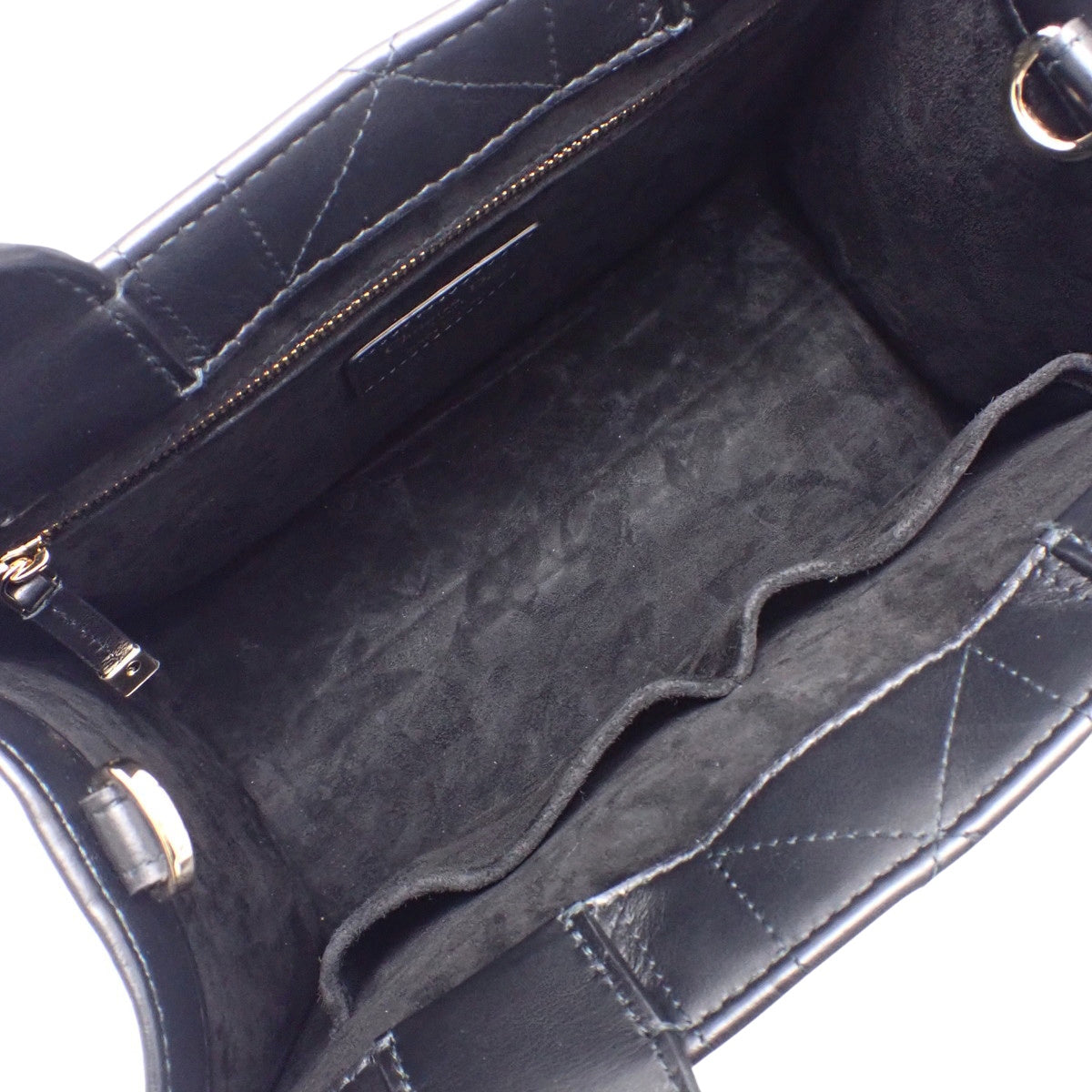 Macrocannage Book Tote, Small, Calfskin, Black, M1325OWHP_M900