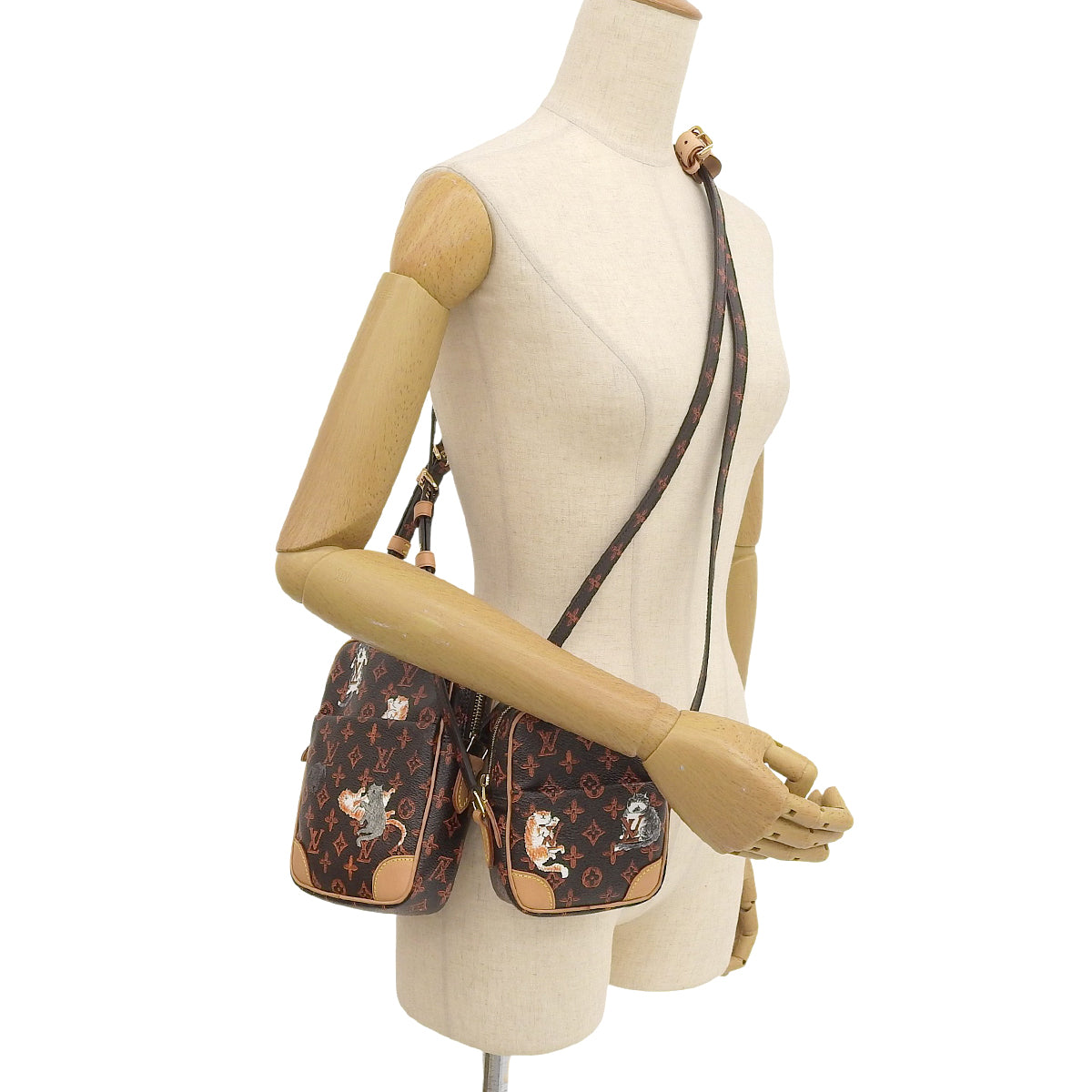 トランスフォームド・モノグラム キャットグラム パナム・セット ブラウン オレンジ M44399