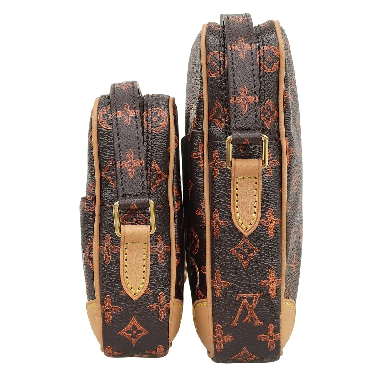 トランスフォームド・モノグラム キャットグラム パナム・セット ブラウン オレンジ M44399