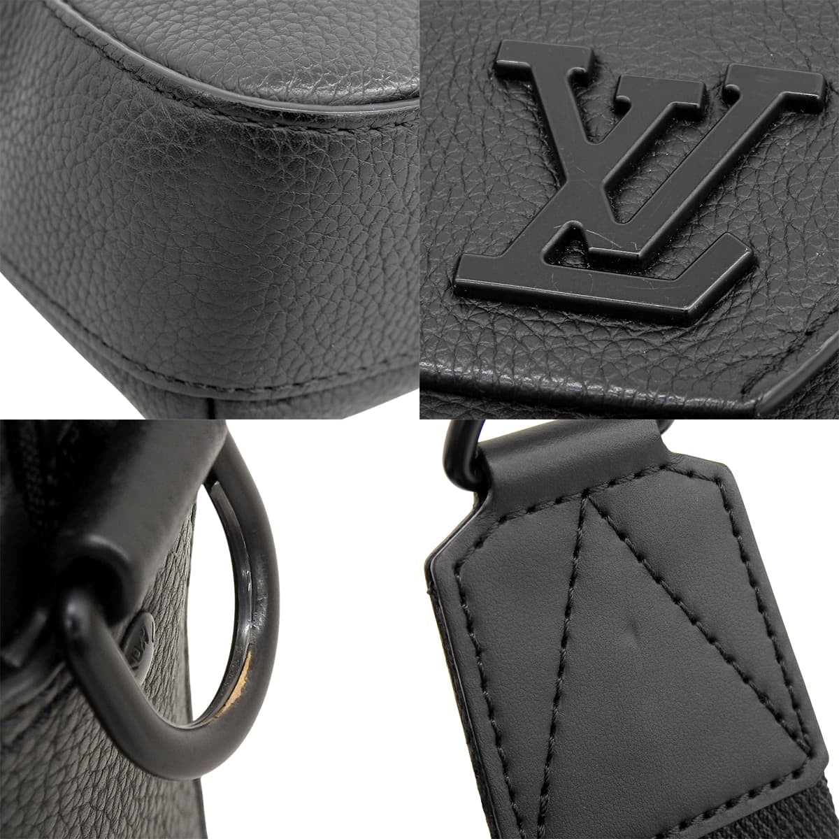 Fastline Messenger 小牛皮黑色 M22482