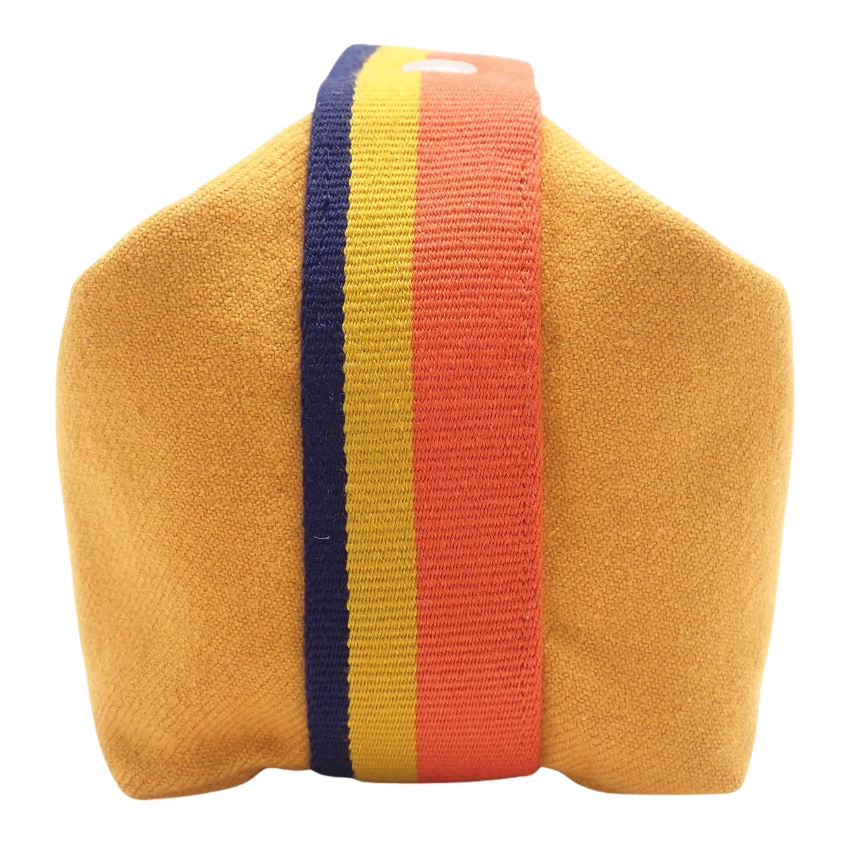 ブリッド・ア・ブラックPM ウール コットン パラジウム金具 イエロー オレンジ ネイビー