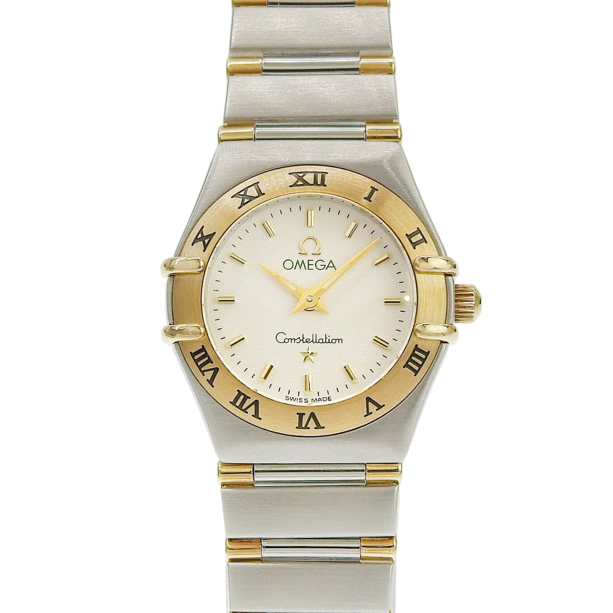 星座系列迷你腕表 1362.30 YG/SS 白色 石英 女士