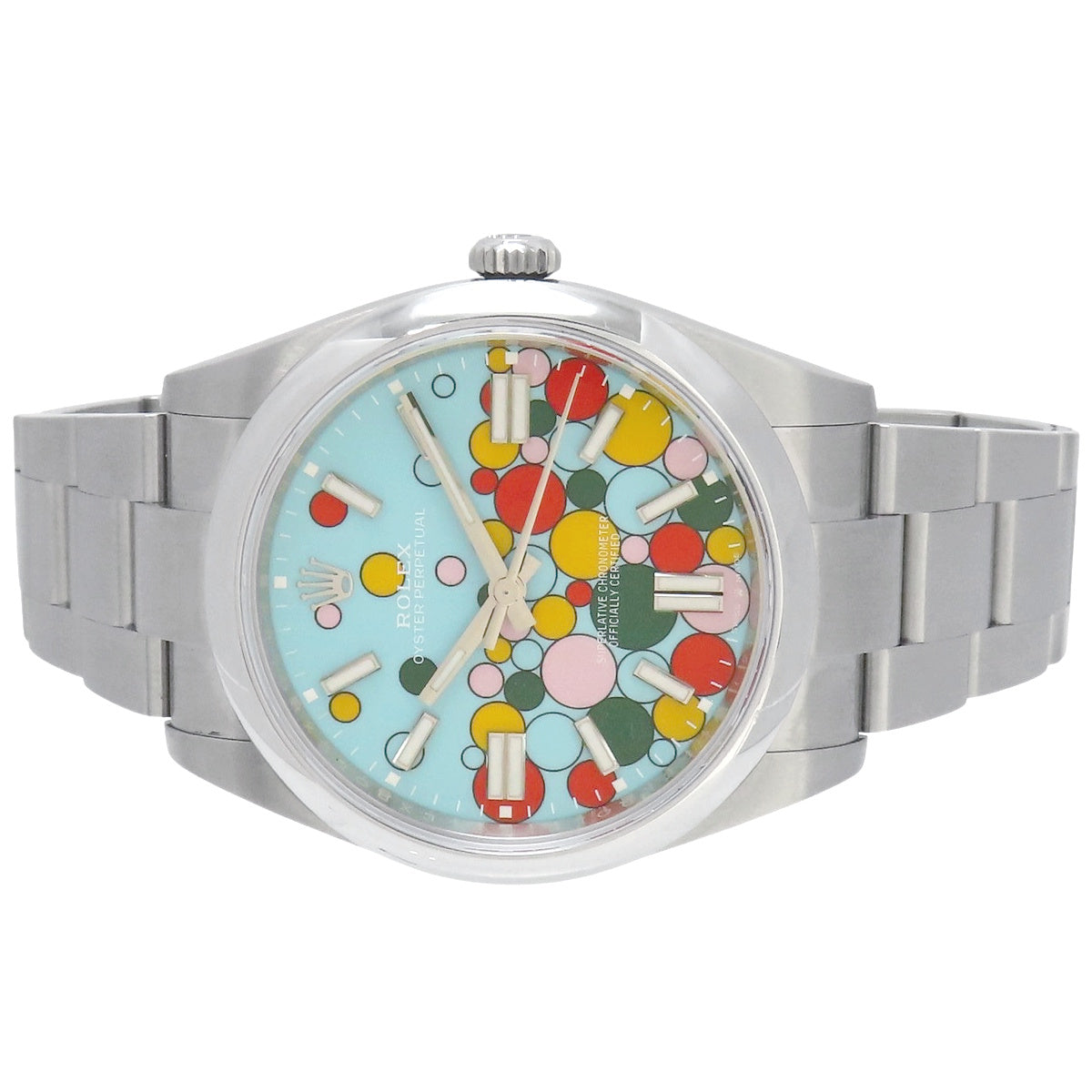 蚝式恒动41 124300 SS 随机数字庆典自动男士腕表