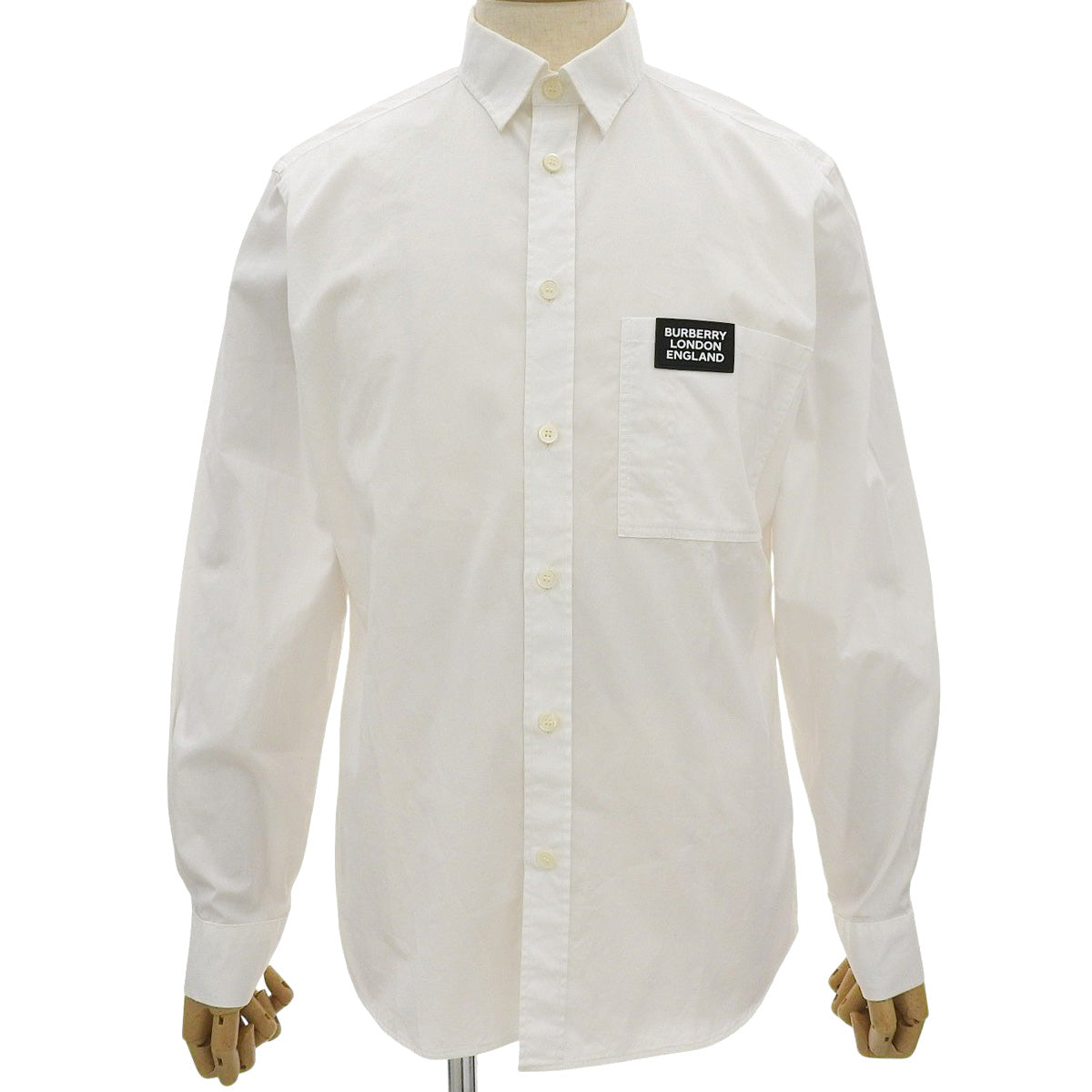 ロゴ ホワイトシャツ M