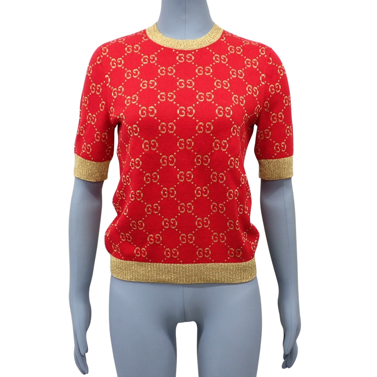 GG ラメ ファブリック トップス XS