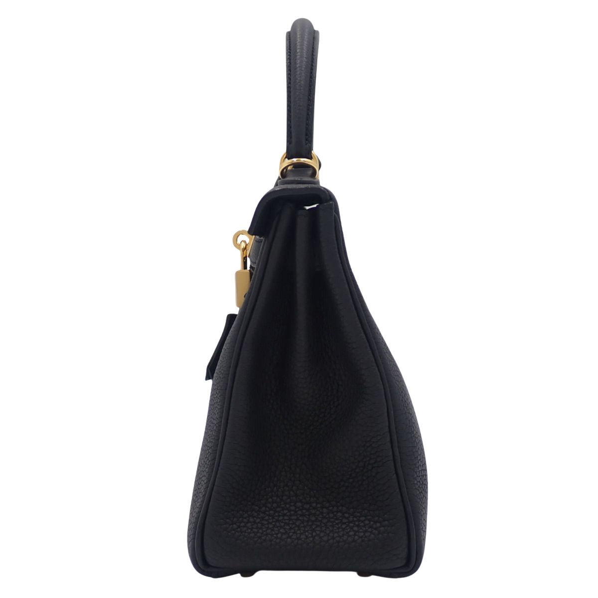 ケリー25 (内縫い) トゴ ブラック ゴールド金具 U刻印