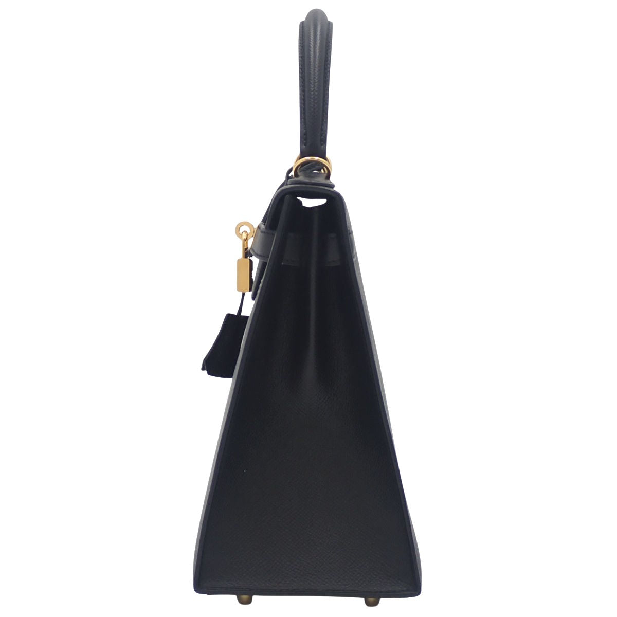 ケリー28 (外縫い) ヴォーエプソン ブラック ゴールド金具 C刻印